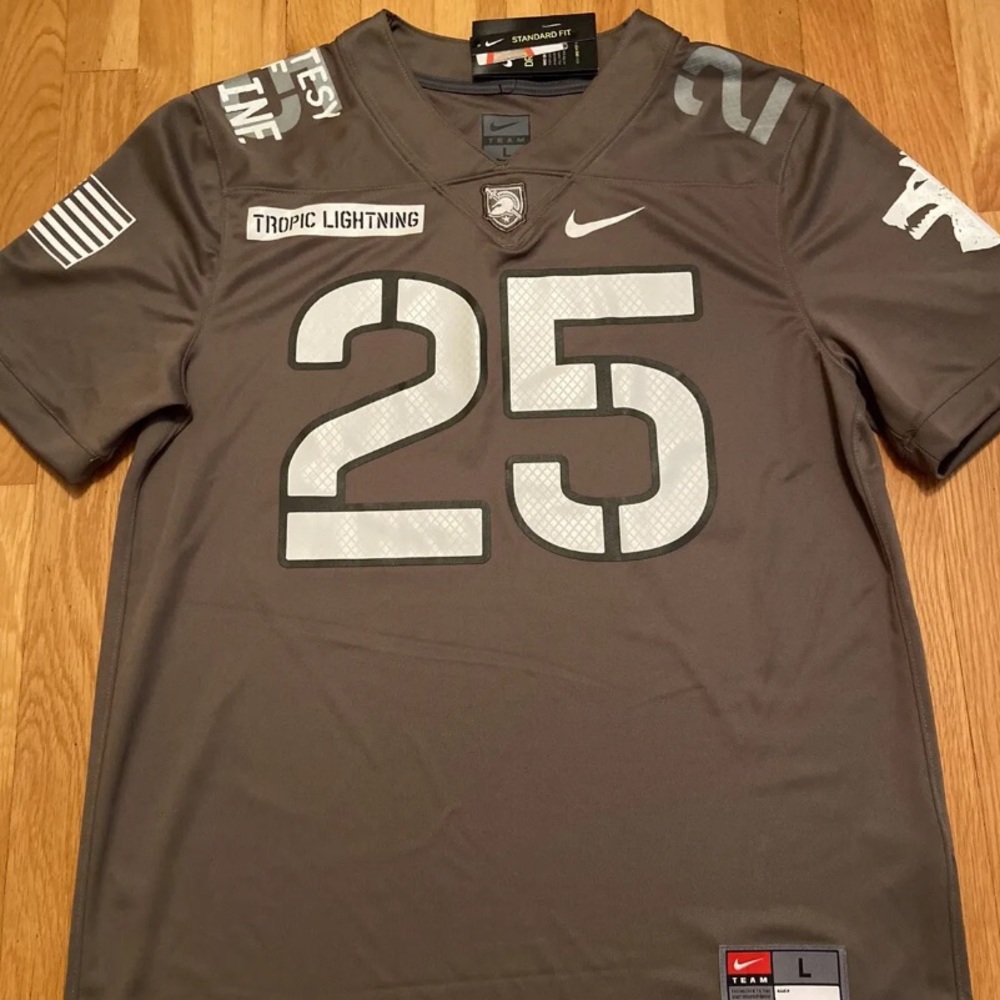 New Nike Army Black Knights USA Infantry Football Jersey Mens Size Large